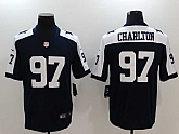 Nike Dallas Cowboys #97 Taco Charlton Navy Throwback Vapor Untouchable Player Limited Jersey,baseball caps,new era cap wholesale,wholesale hats